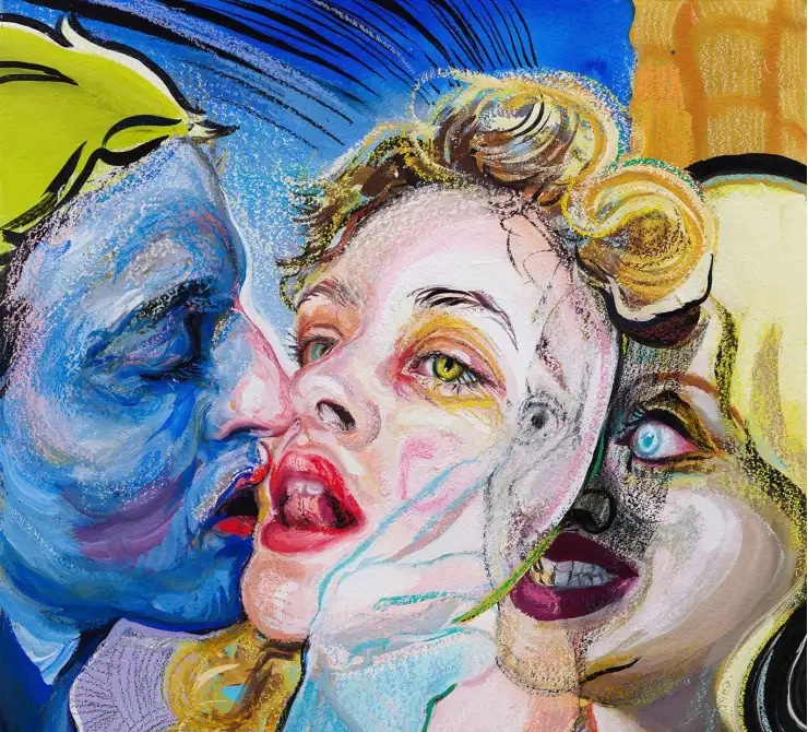 The Blue Bird I, 2019 by Natalie Frank