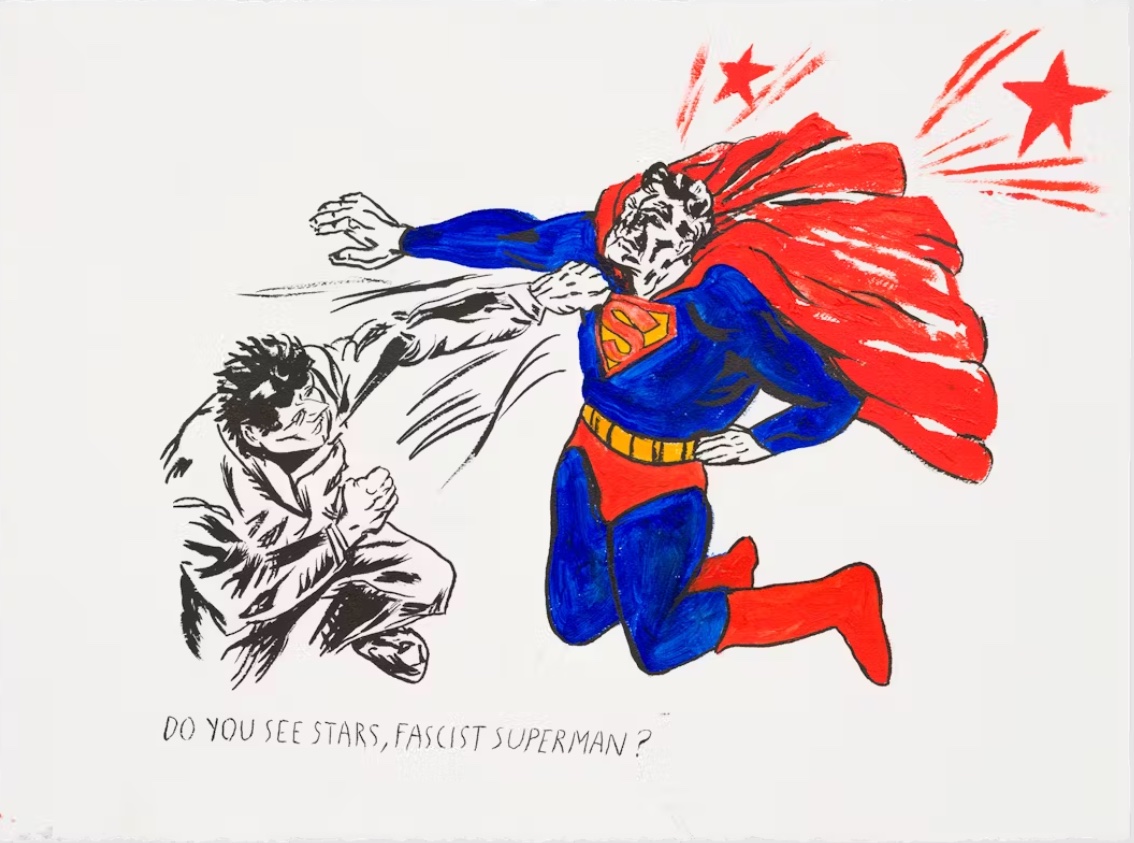 Do You See Stars, Fascist Superman? by Raymond Pettibon